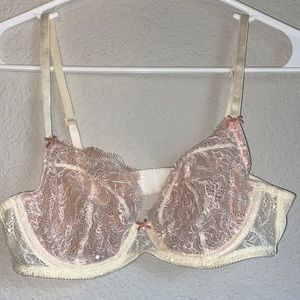 Cream Lace Bralette